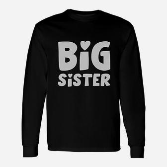 Big Sister Elder Sibling Idea Long Sleeve T-Shirt - Seseable