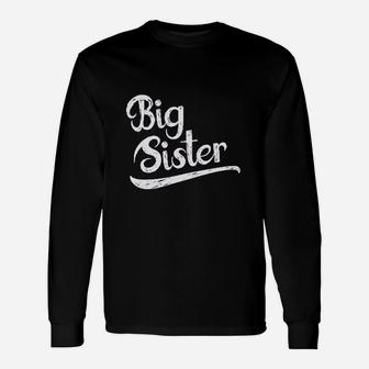 Big Sister Little Sister Matching Long Sleeve T-Shirt - Seseable