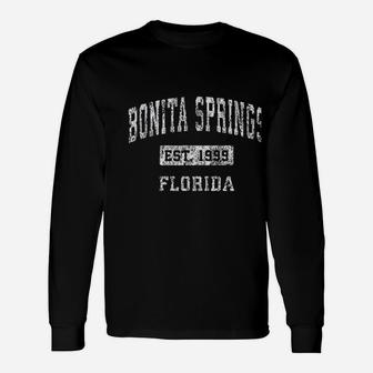 Bonita Springs Florida Fl Vintage Established Sports Long Sleeve T-Shirt - Seseable