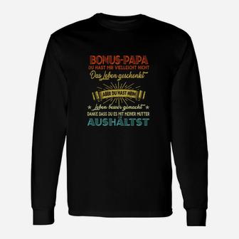 Bonus-Papa Dankesshirt, Auswahl für die Beste Mutter Langarmshirts - Seseable