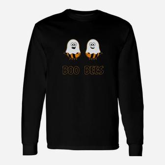 Boo Bees Halloween Ghosts And Bees Long Sleeve T-Shirt - Seseable