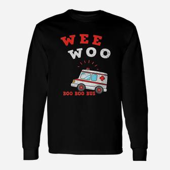 Boo Boo Bus Ambulance Long Sleeve T-Shirt - Seseable