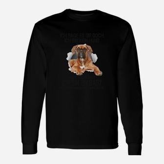 Boxer Ich Sage Es Dir Doch Ich Bin Kein Hund Langarmshirts - Seseable