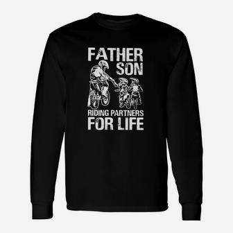 Brap Dirt Bike Father Son, best christmas gifts for dad Long Sleeve T-Shirt - Seseable