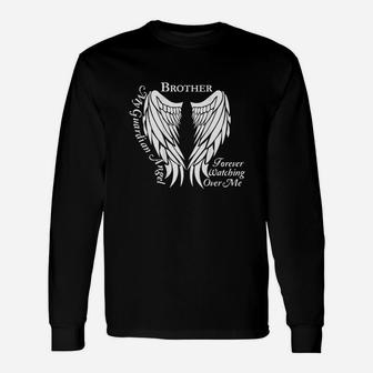 Brother Guardian Memorial For Loss Of Brother Long Sleeve T-Shirt - Seseable