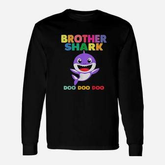 Brother Shark Doo Doo For Matching Long Sleeve T-Shirt - Seseable
