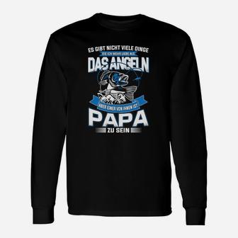 Bulldoggen Papa Langarmshirts, Väterlicher Stolz mit Spruch - Seseable