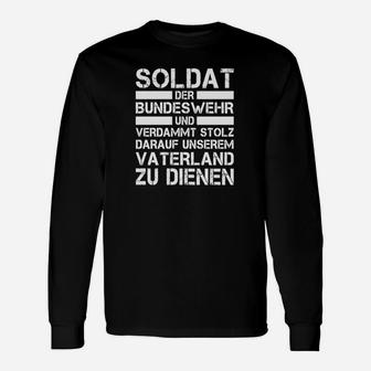 Bundeswehr Stolzer Soldat Langarmshirts - Seseable