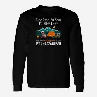 Camping Ein One Oma Zu Sein Langarmshirts - Seseable