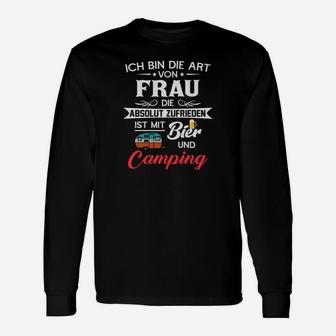 Camping Ich Bin Die Art Von Frau Die Langarmshirts - Seseable