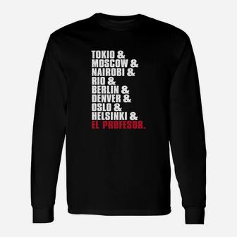 Casa De Papel Haus Des Geldes Bella Ciao Langarmshirts - Seseable