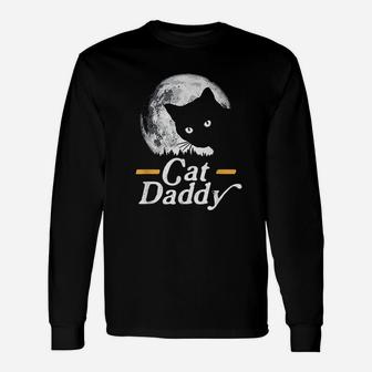 Cat Daddy The Moon Long Sleeve T-Shirt - Seseable