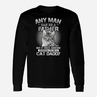 Cat Daddy Shirt 2, best christmas gifts for dad Long Sleeve T-Shirt - Seseable