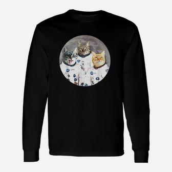 Catstronaut Cat Astronaut Long Sleeve T-Shirt - Seseable