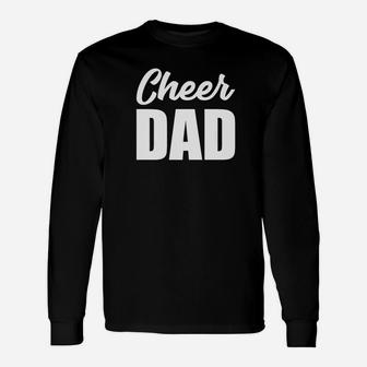 Cheer Leader Shirt Cheer Dad S Father Papa Daddy Men Long Sleeve T-Shirt - Seseable