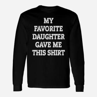 Christmas From Daughter To Father T-shirt Long Sleeve T-Shirt - Seseable