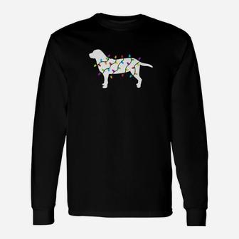 Christmas Lights Labrador Retriever Dog Long Sleeve T-Shirt - Seseable