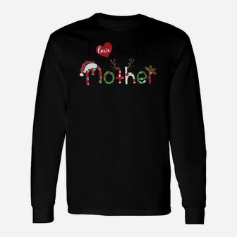 Christmas I Love Being A Mother Love My Mom Long Sleeve T-Shirt - Seseable