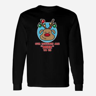 Christmas Nurse Patients Are Deer To Us For Nurses Long Sleeve T-Shirt | Seseable CA
