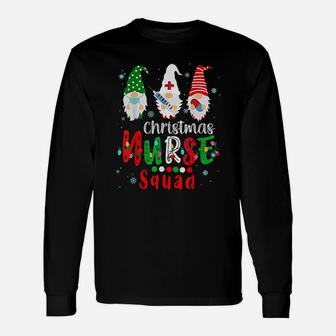 Christmas Nurse Squad Christmas Gnome Long Sleeve T-Shirt - Seseable