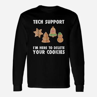 Christmas Tech Support Long Sleeve T-Shirt - Seseable