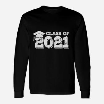Class Of 2021 For Boys Girls Senior 2021 Graduation Long Sleeve T-Shirt - Seseable