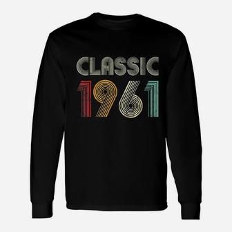 Classic 1961 Vintage 60th Birthday Long Sleeve T-Shirt - Seseable