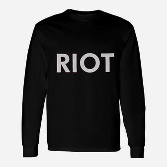 Classic Vintage Riot Long Sleeve T-Shirt - Seseable