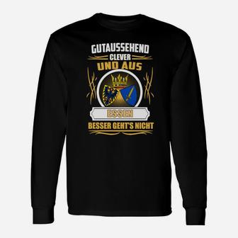 Clever & Gutaussehend Essen Langarmshirts, Witziges Statement für Herren - Seseable