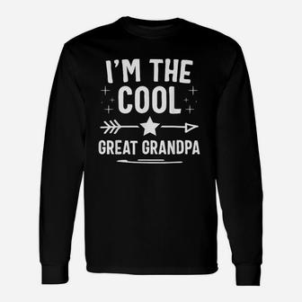 Im The Cool Great Grandpa Fathers Day Long Sleeve T-Shirt - Seseable