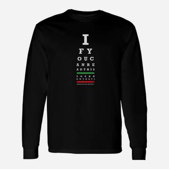 Cool Papa Eye Chart Tes, best christmas gifts for dad Long Sleeve T-Shirt - Seseable