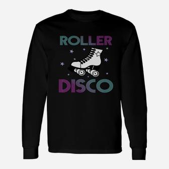 Cool Vintage Roller Disco Retro 70s And 80s Party Long Sleeve T-Shirt - Seseable