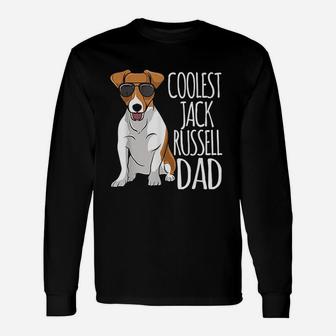 Coolest Jack Russel Dad Jack Russell Terrier Father Dog Long Sleeve T-Shirt - Seseable