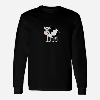 Cow Goes Moo Greek Mu Math Teacher Long Sleeve T-Shirt - Seseable