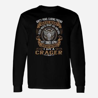 Crager Last Name, Surname Tshirt Long Sleeve T-Shirt - Seseable