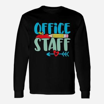 Cute School Front Office Staff Secretary Admin Long Sleeve T-Shirt - Seseable