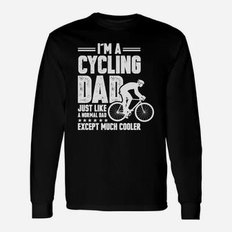Cycling Dad Shirt For Biker Dad Black Youth B0784gjv7p 1 Long Sleeve T-Shirt - Seseable