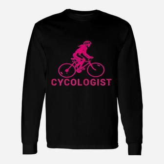 Cycologist Cycling Road Bike Cyclist Triathlon Long Sleeve T-Shirt - Seseable