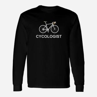 Cycologist Mtb Bicycle Cycling Cyclist Road Bike Triathlon Long Sleeve T-Shirt - Seseable