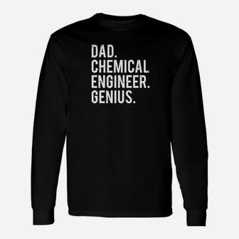 Dad Chemical Engineer Genius Chemical Engineering Father Premium Long Sleeve T-Shirt - Seseable