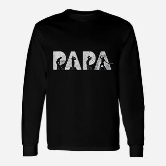 Dad Papa Golf, best christmas gifts for dad Long Sleeve T-Shirt - Seseable