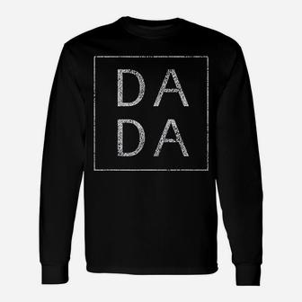 Dada Retro Fathers Day, best christmas gifts for dad Long Sleeve T-Shirt - Seseable