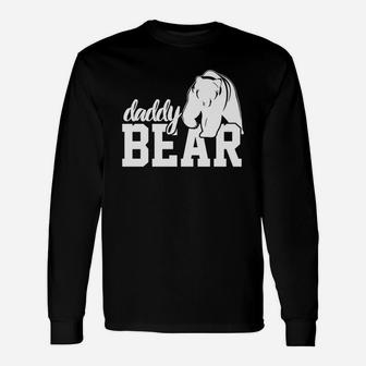 Daddy Bear Baby Bear Shirt, dad birthday gifts Long Sleeve T-Shirt - Seseable