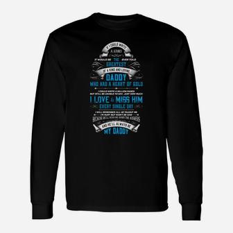 Daddy In Heaven Shirts Long Sleeve T-Shirt - Seseable