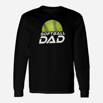 Daddy Life Shirts Softball Dad S Sports Father Men Long Sleeve T-Shirt - Seseable