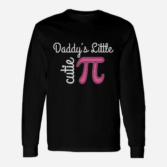 Daddy Little Cutie Pi Day Math, best christmas gifts for dad Long Sleeve T-Shirt - Seseable