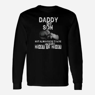 Daddy Son Not Always Eye To Eye Long Sleeve T-Shirt - Seseable