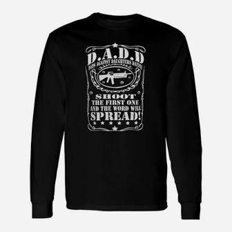 Dads Against Daughters, best christmas gifts for dad Long Sleeve T-Shirt - Seseable