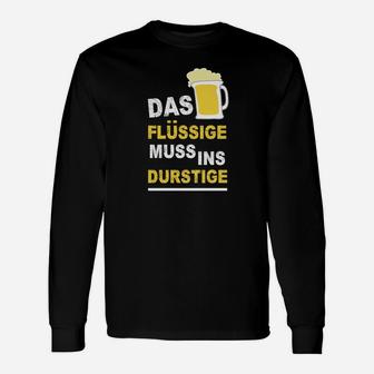 Das Flüssige Muss Ins Durstige Langarmshirts - Seseable