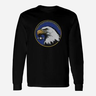 Davis Monthan Air Force Base Eagle Roundel Shirt 2tc Black Long Sleeve T-Shirt - Seseable